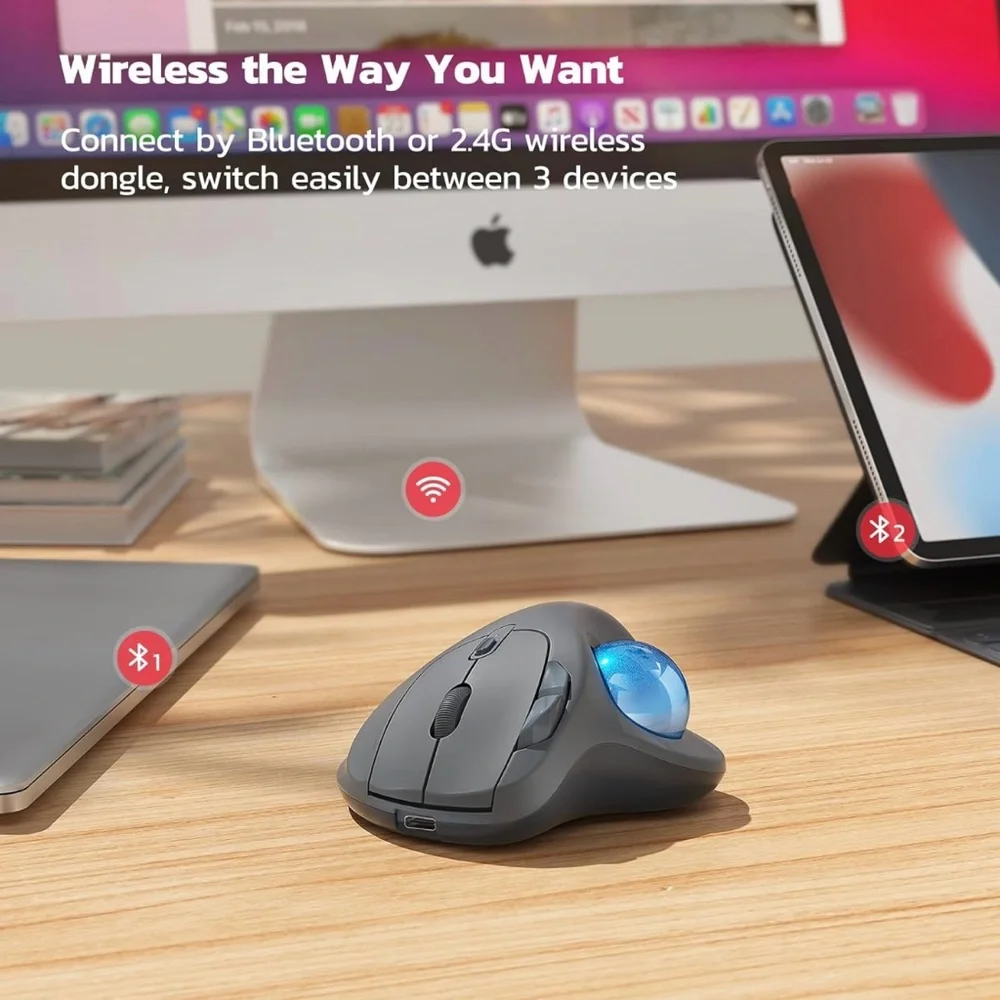 Nulea Wireless Trackball Mouse